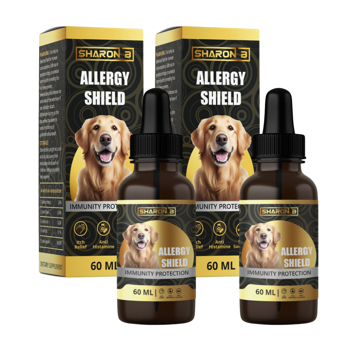 Allergy Shield 60ml β Natural Allergy Relief for Dogs β K9